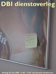 Poster dienstoverleg 30-05-2006