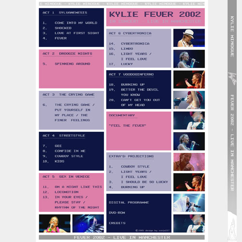 dvd Kylie Minogue - achter- en zijkant, �sonja227