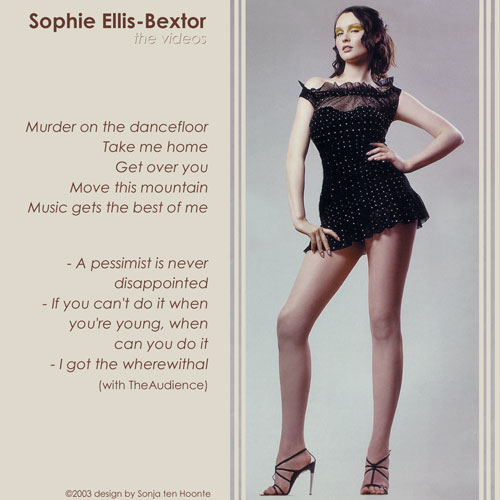 CD Sophie Ellis-Bextor - binnenkant, �sonja227