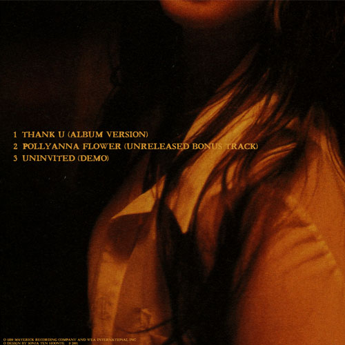 CD-single Alanis Morissette - achterkant, �sonja227